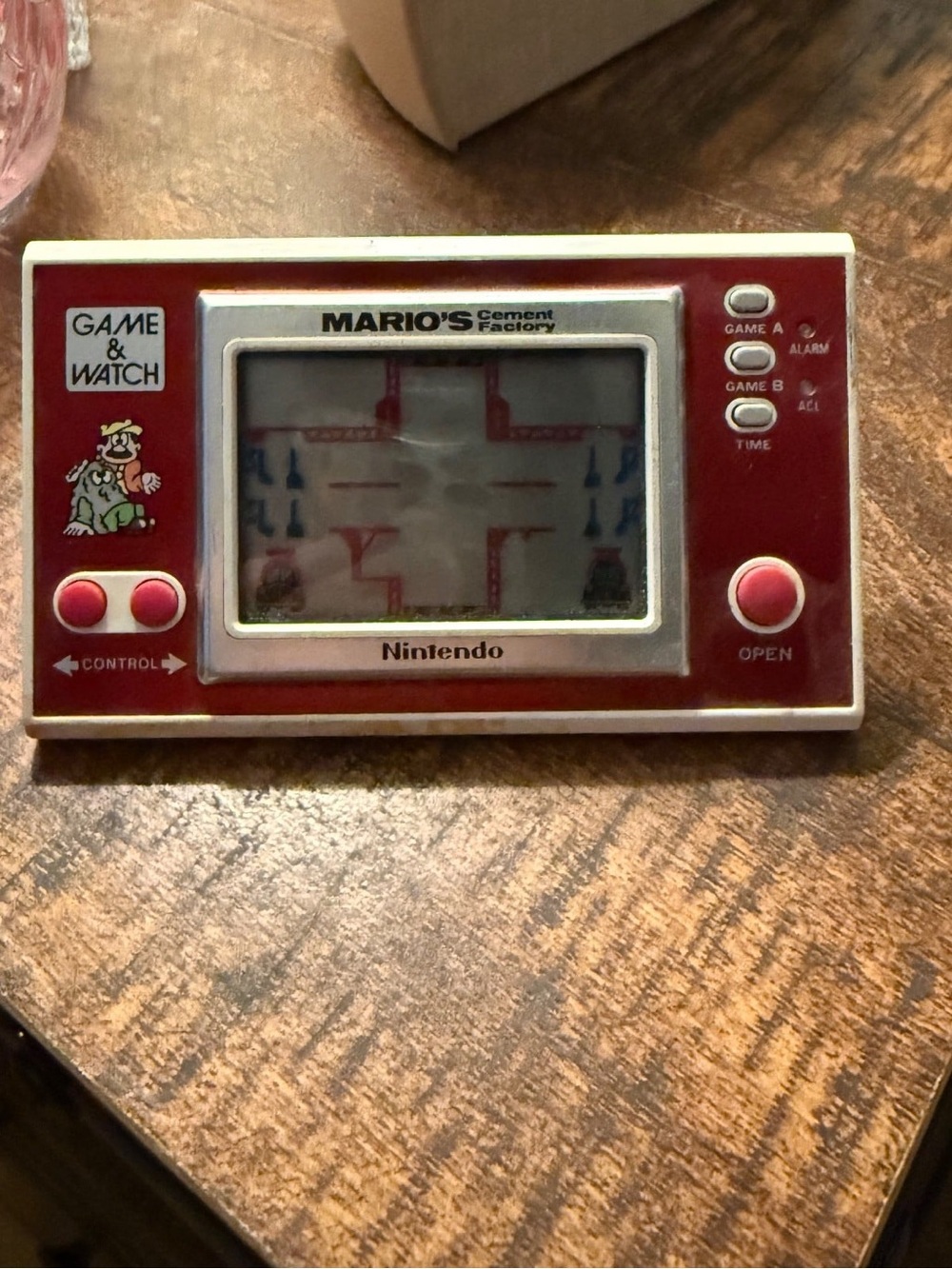Nintendo Game & Watch Mario's Cement Factory - 1983 Japan